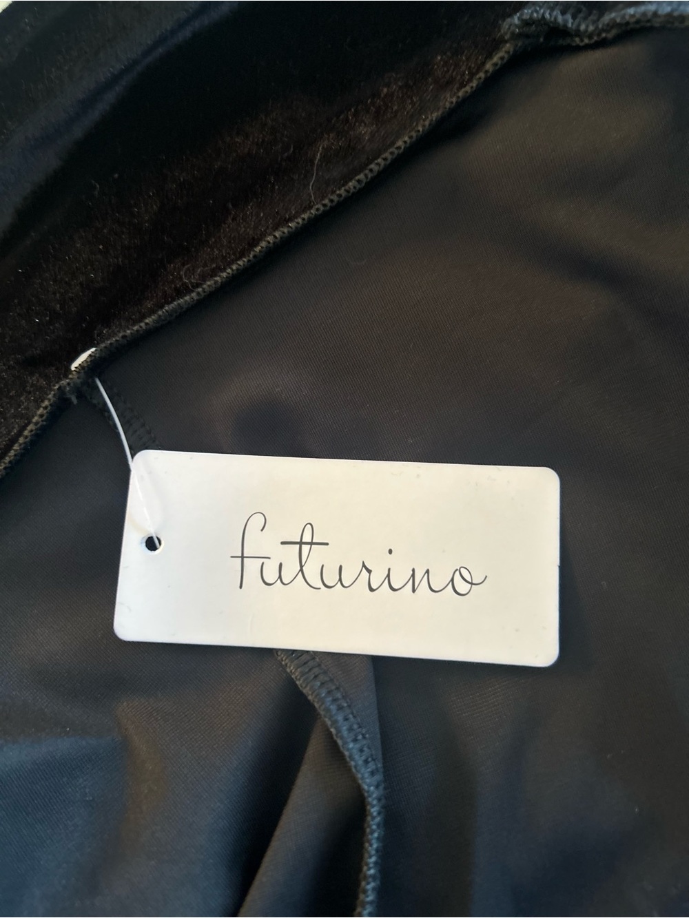 Futurino Velvet Long Belted Robe pockets NWT S - Picture 4 of 9